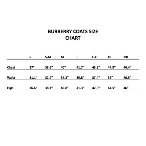 burberry trench 2014|burberry trench coat measurement chart.